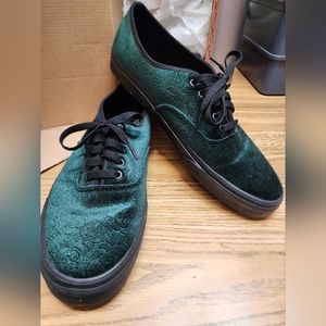 Men's Vans Jungle Green and Black